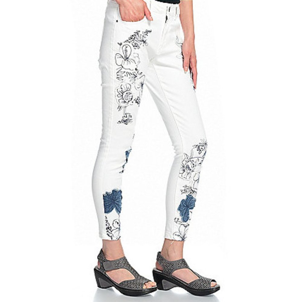 Indigo Thread Co. Patchwork & Embroidered Jeans - Picture 2 of 3
